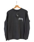 Stussy グレイ長袖Tシャツ