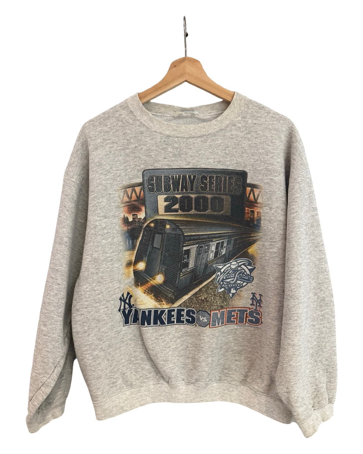 Vintage 2000 Subway Series Yankees Mets Crewneck 3rdStrike