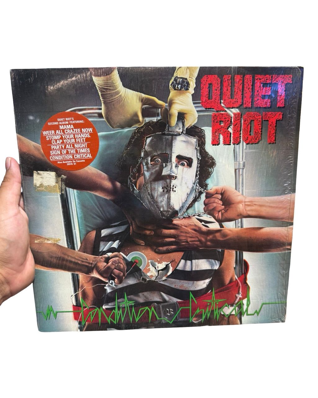1984 Quiet Riot Condition Critical Vinyl Record