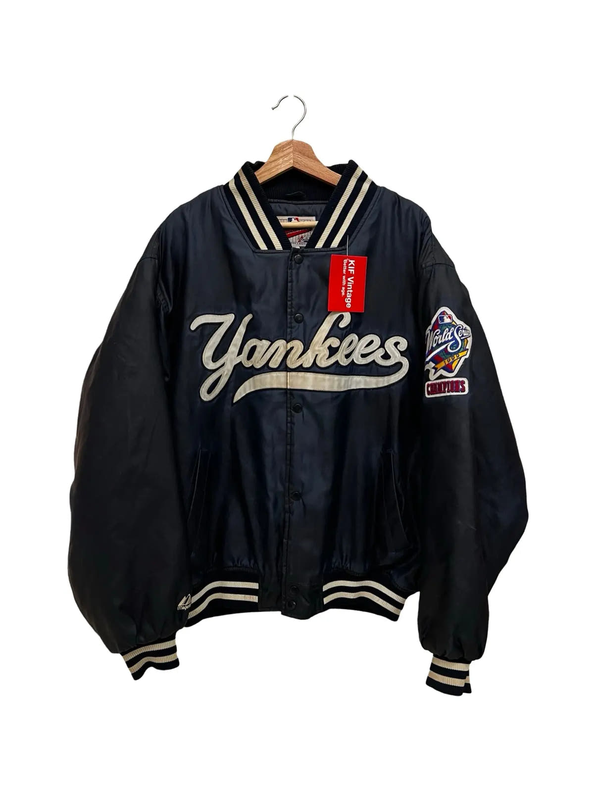 Vintage 1999 Yankees World Series Majestic Bomber Jacket 3rdStrike