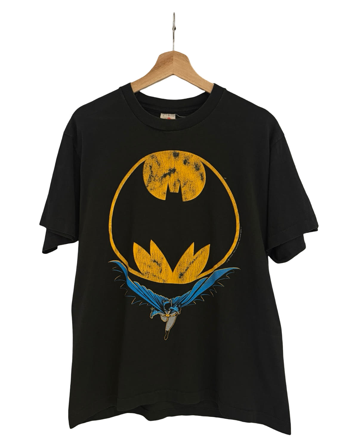 Vintage 1989 Batman Yellow Signal Promo Tee 3rdStrike
