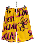 Anti Social Social Club Yellow Mesh Shorts