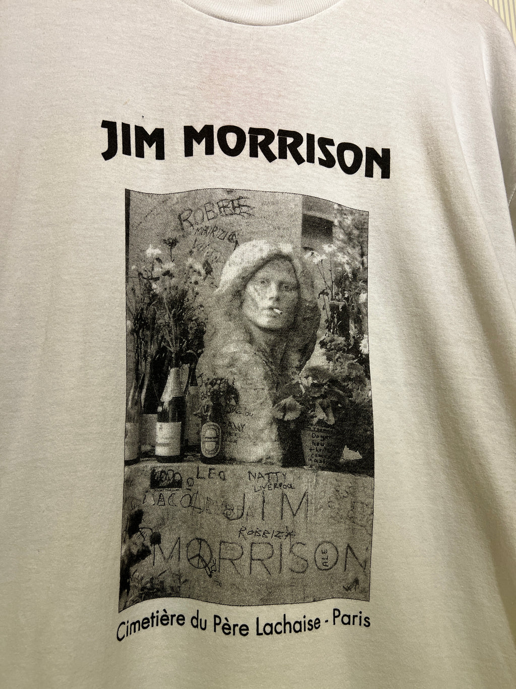 Vintage 90s The Doors Jim Morrison Paris Memorial Tee KIF Vintage