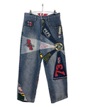 Vintage 2003 Pepe Jeans 30th Anniversary Patchwork Denim Jeans