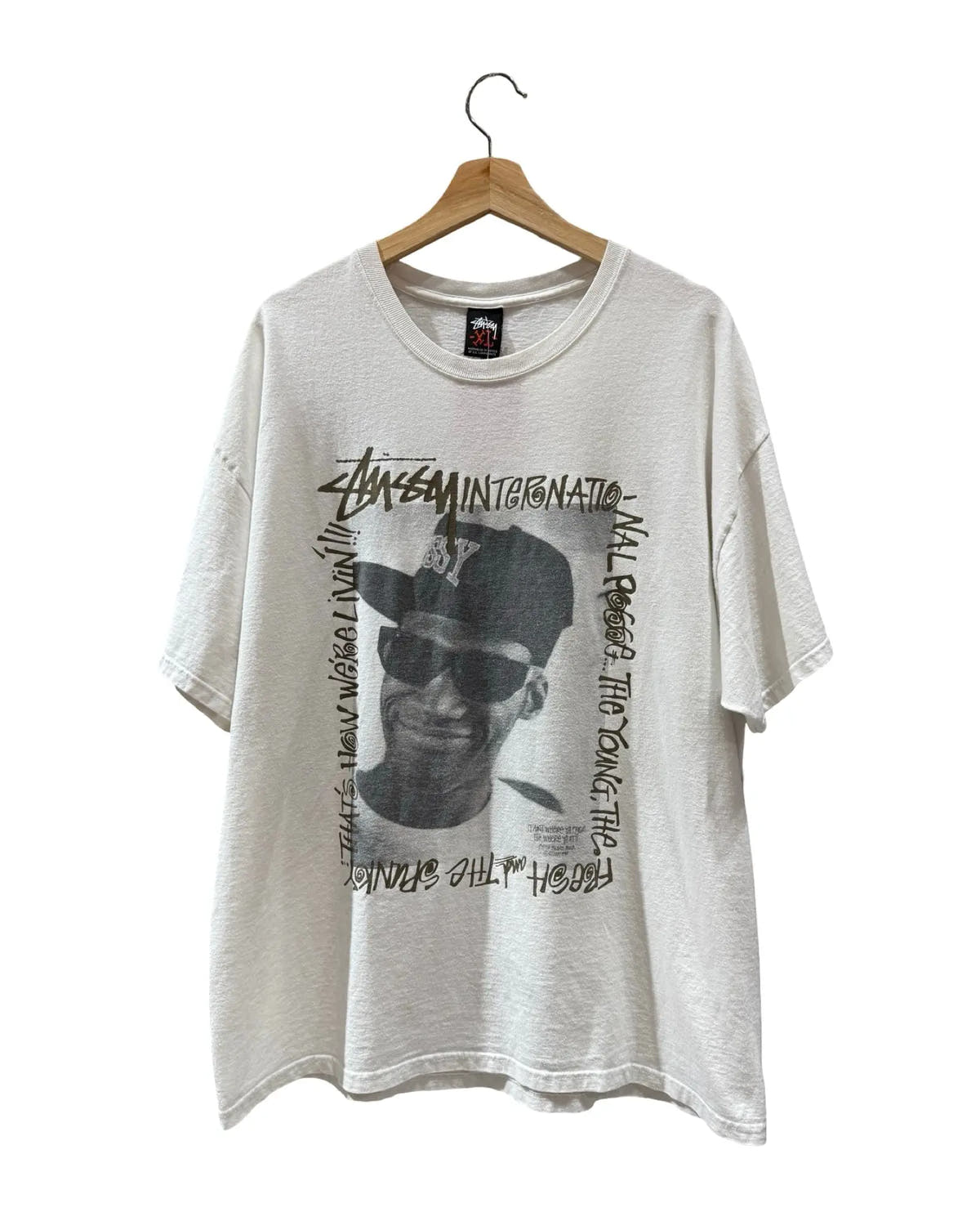Vintage Stussy Japan Chiba Parco Mike Miller Photo Tee 3rdStrike