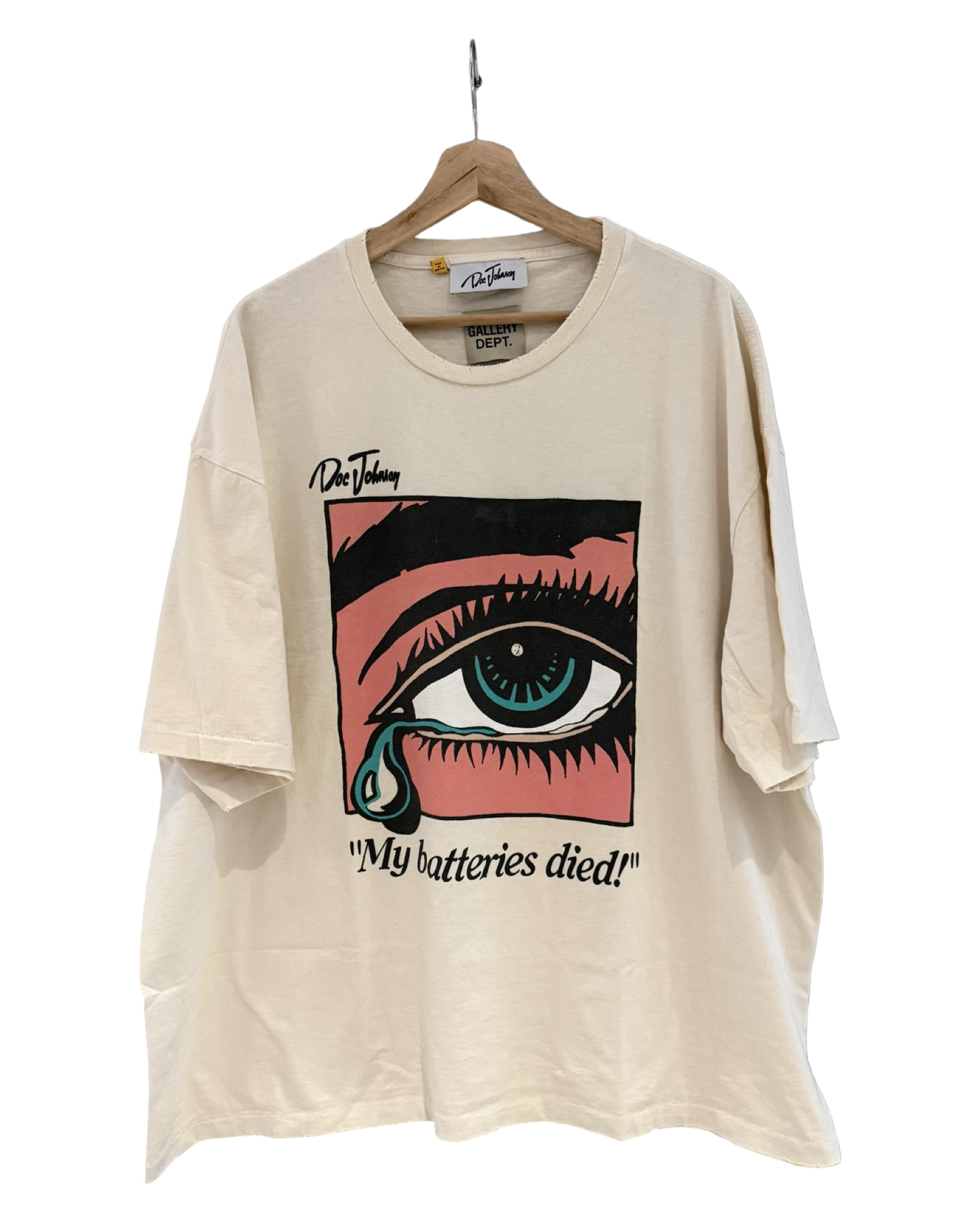 Gallery Dept x Doc Johnson My Batteries Died Camiseta