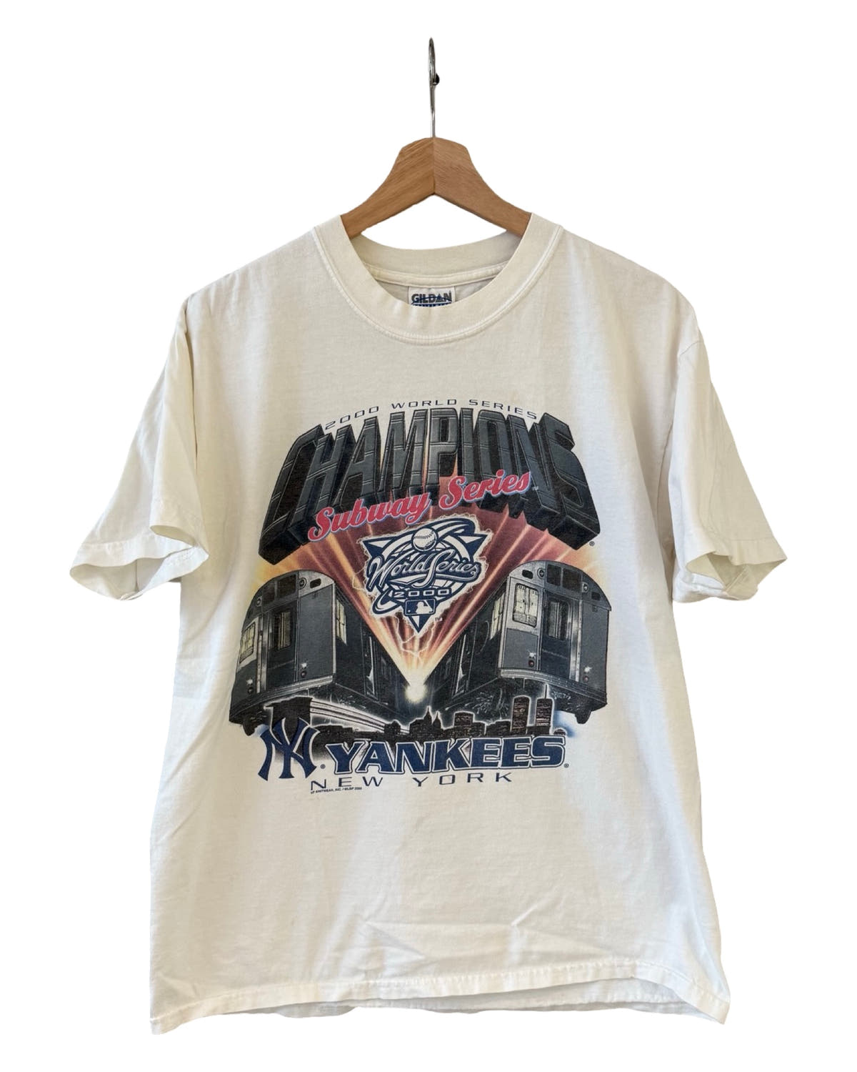 Vintage 2000 New York Subway Series Yankees Tee
