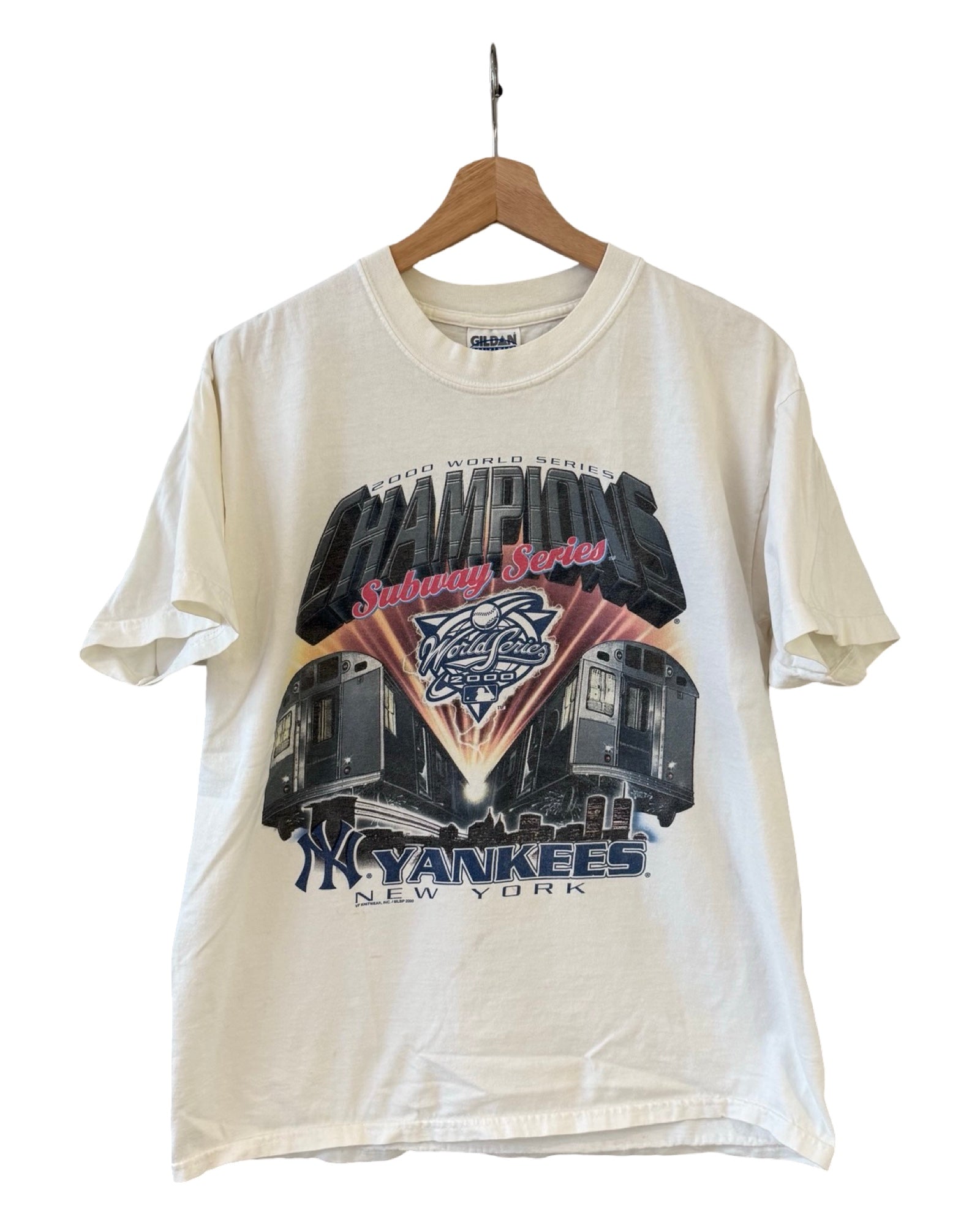 Vintage 2000 New York Subway Series Yankees Tee