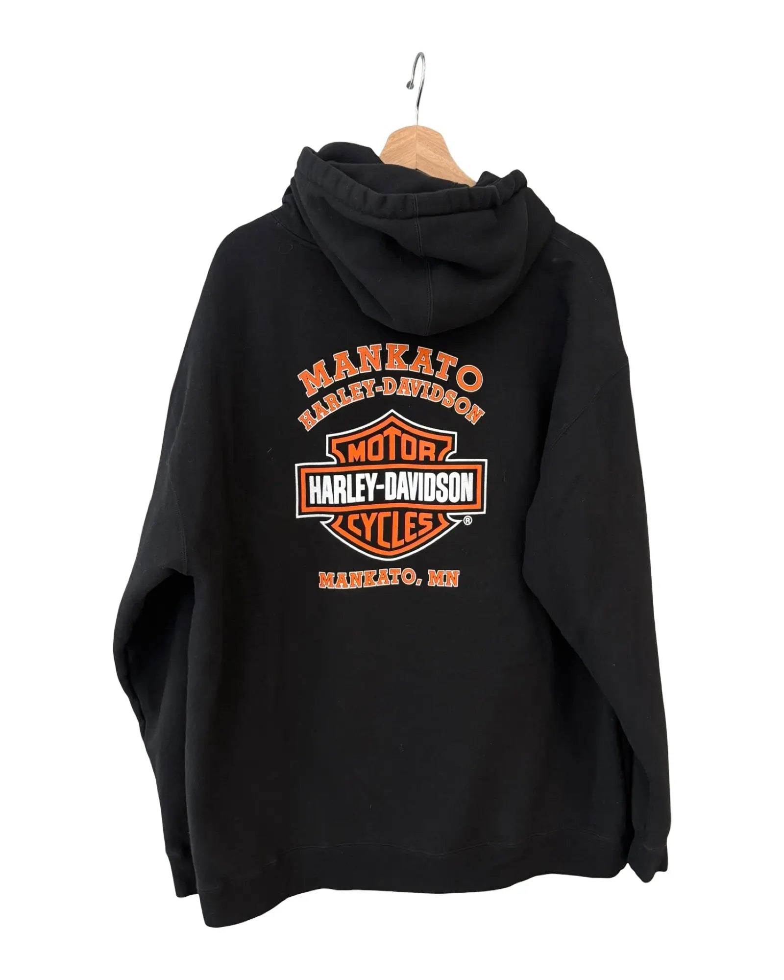 Vintage 2004 Harley Davidson Mankato Flame Sleeves Hoodie KIF Vintage