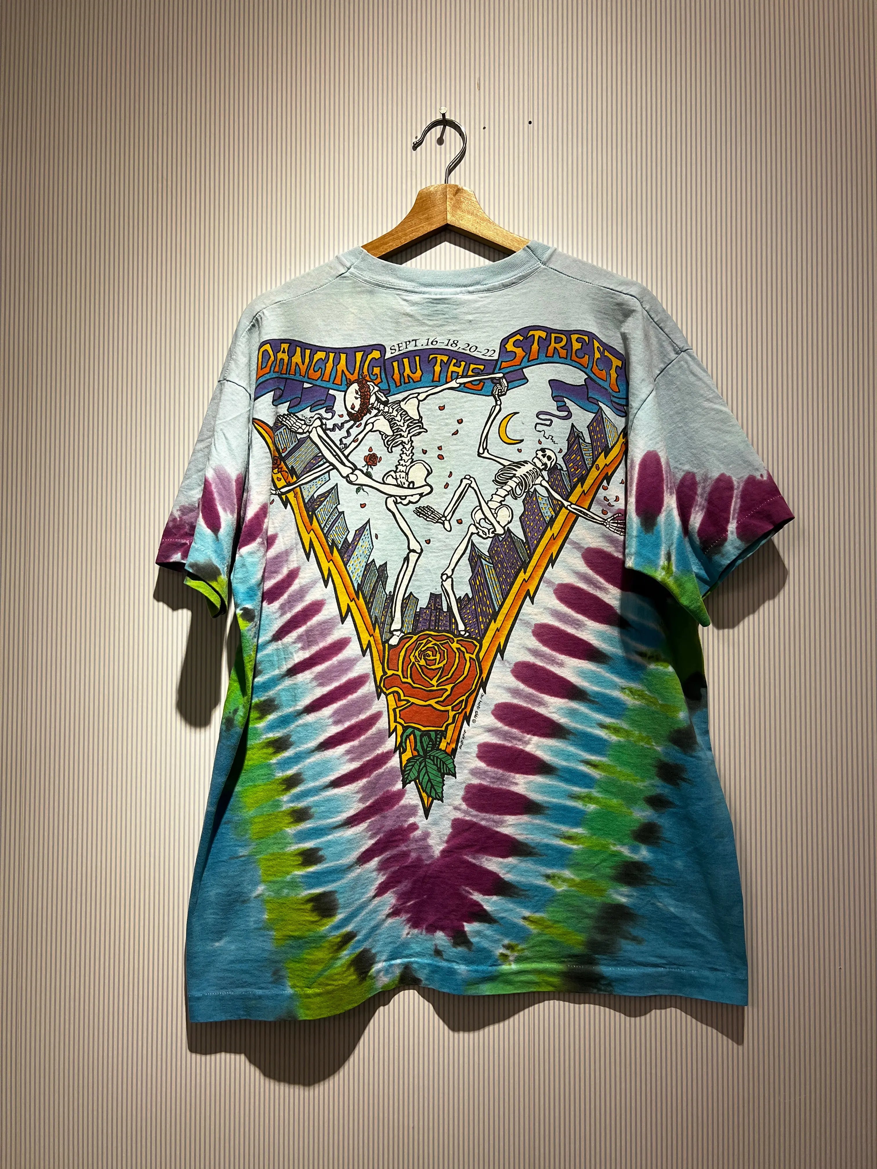 Vintage 1993 Grateful Dead New York City Liquid Blue Tee KIF Vintage