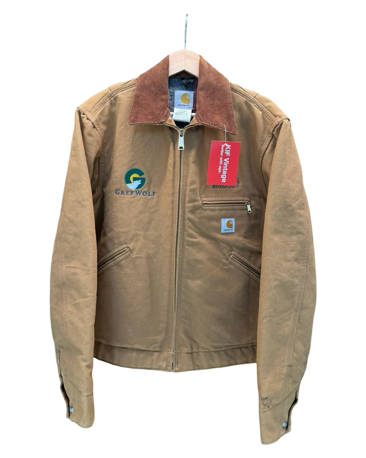 Vintage 90s Carhartt Detroit Tan Jacket 3rdStrike