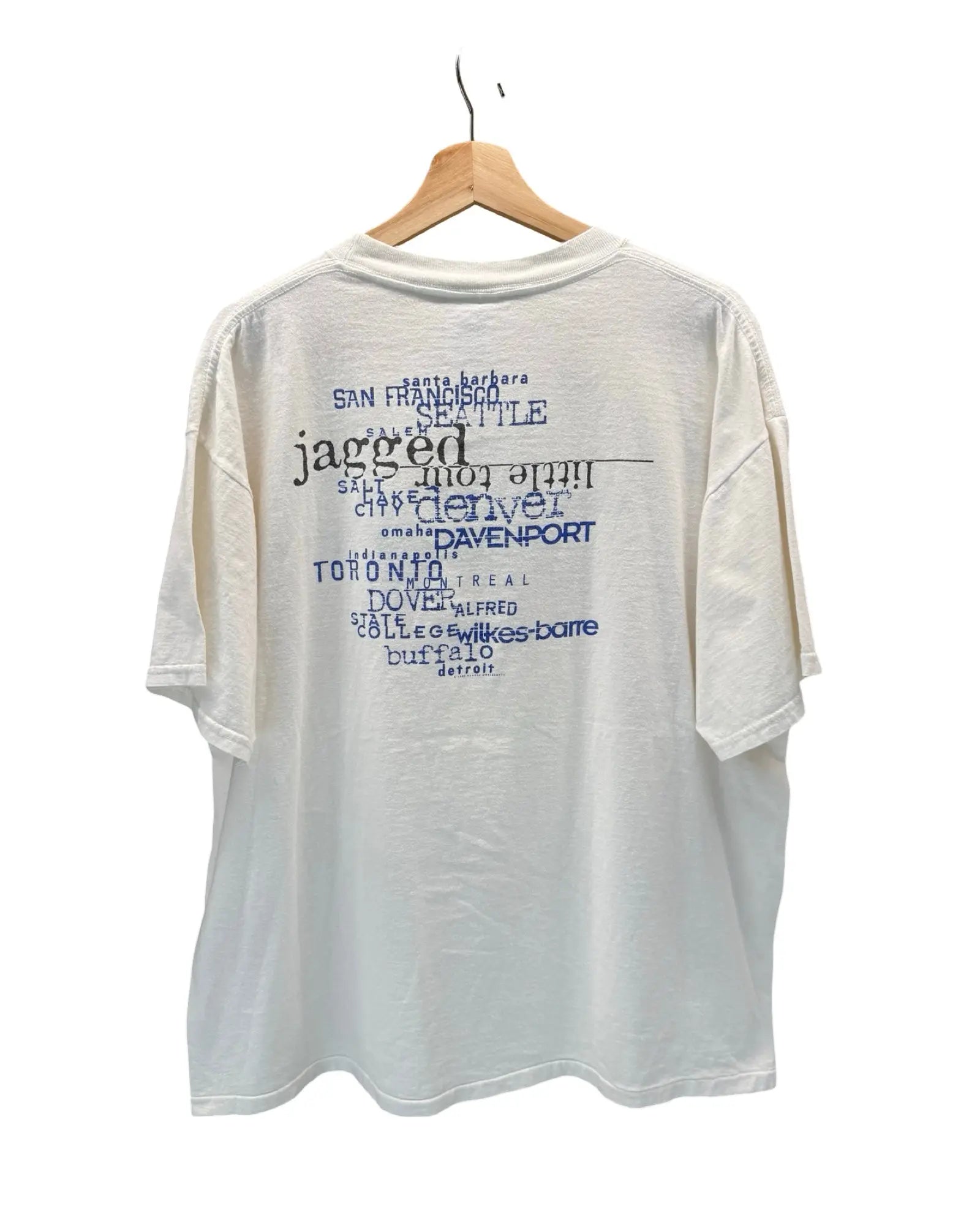 Vintage 1995 Alanis Morissette Jagged Little Pill Tour Tee KIF Vintage