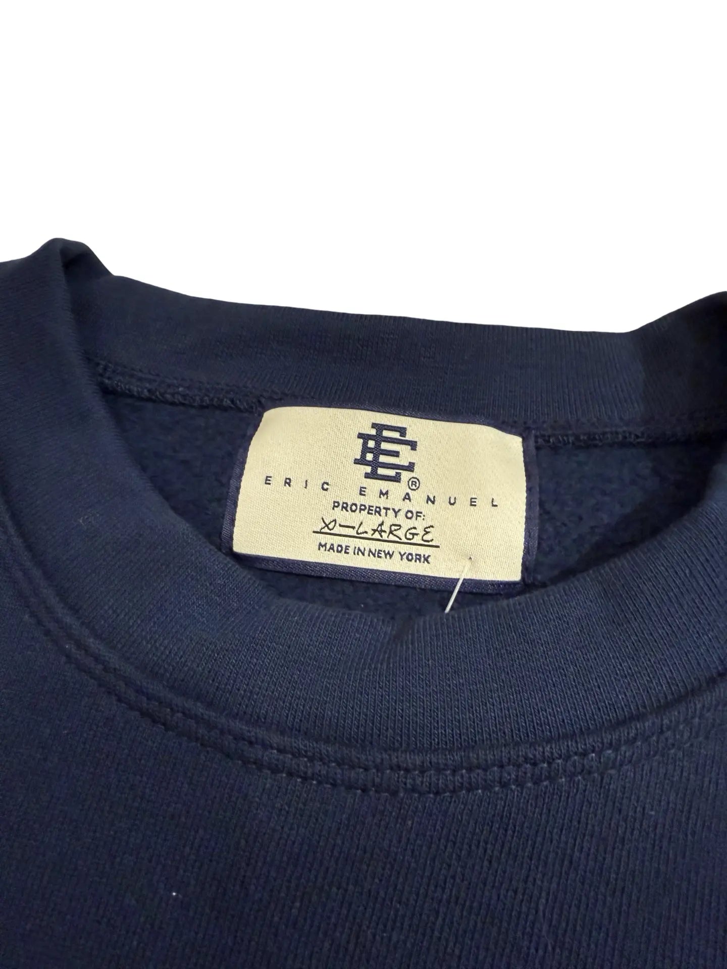 Archive Eric Emanuel Navy Crewneck KIF Vintage