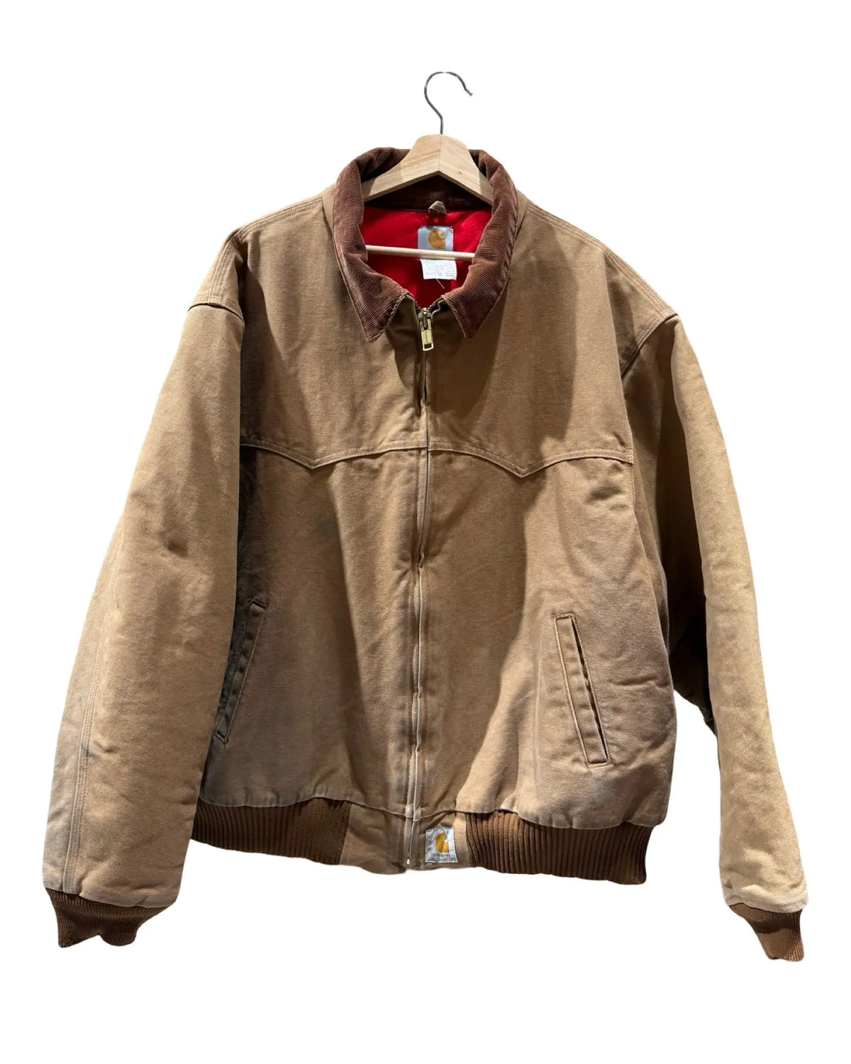 Vintage 90s Carhartt Santa Fe Tan Brown Jacket 3rdStrike