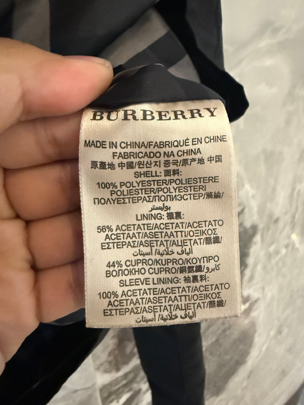 Burberry London Black Four Pocket Field Jacket