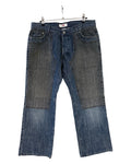 Jeans AXC de doble rodilla estilo y2k vintage