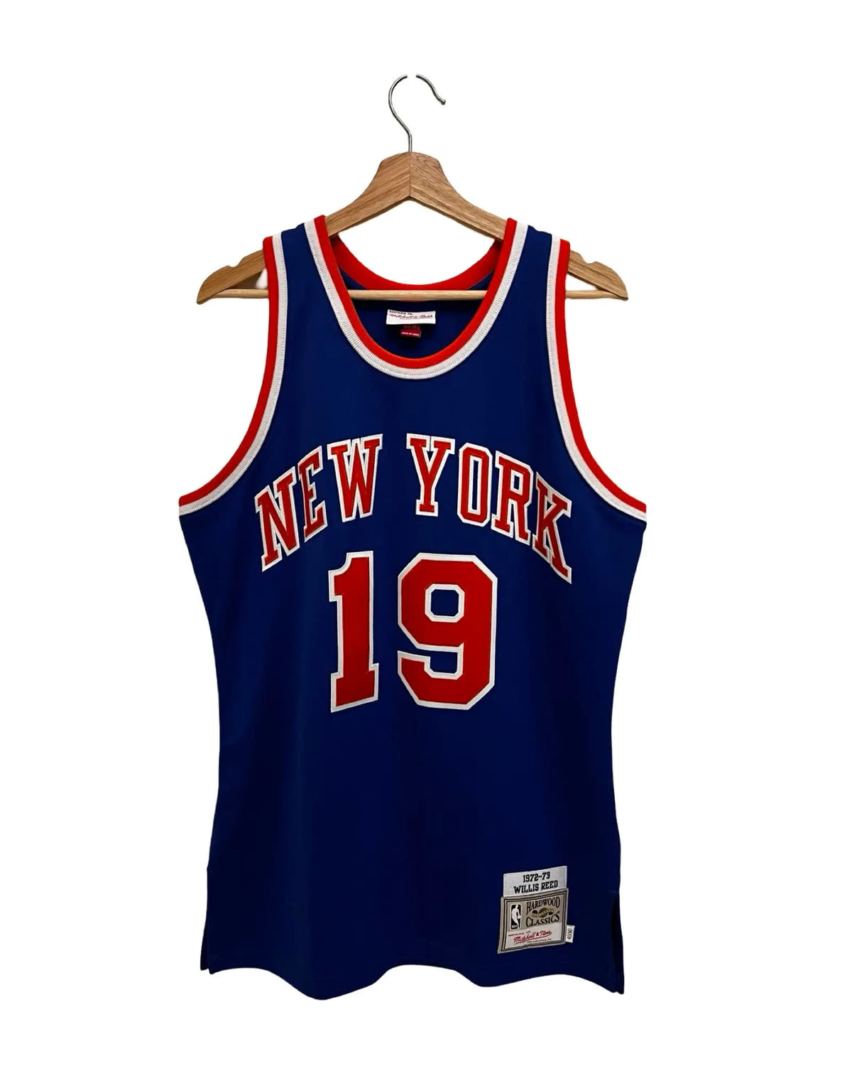 Vintage New York Knicks Willis Reed Mitchell & Ness Jersey 40M 3rdStrike