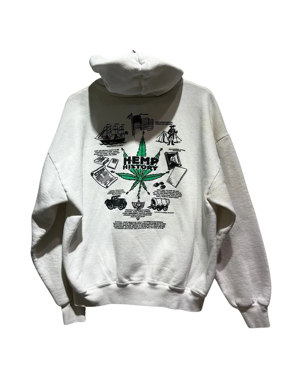 Vintage 1995 HEMP For Victory Marijuana Tour Hoodie KIF Vintage