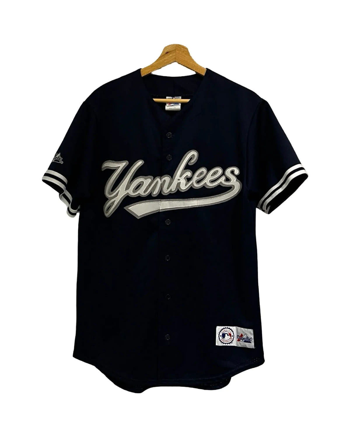 Vintage 2000 New York Yankees Blue Majestic Jersey 3rdStrike