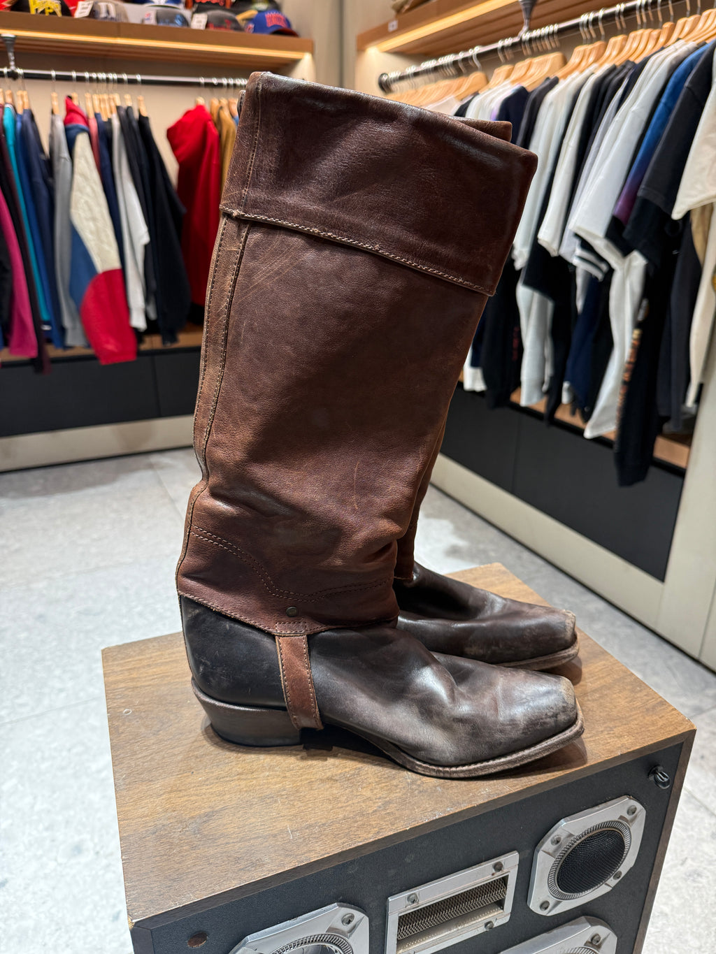 Vintage y2k Womens Juicy Couture Drake Western Boots Size 8