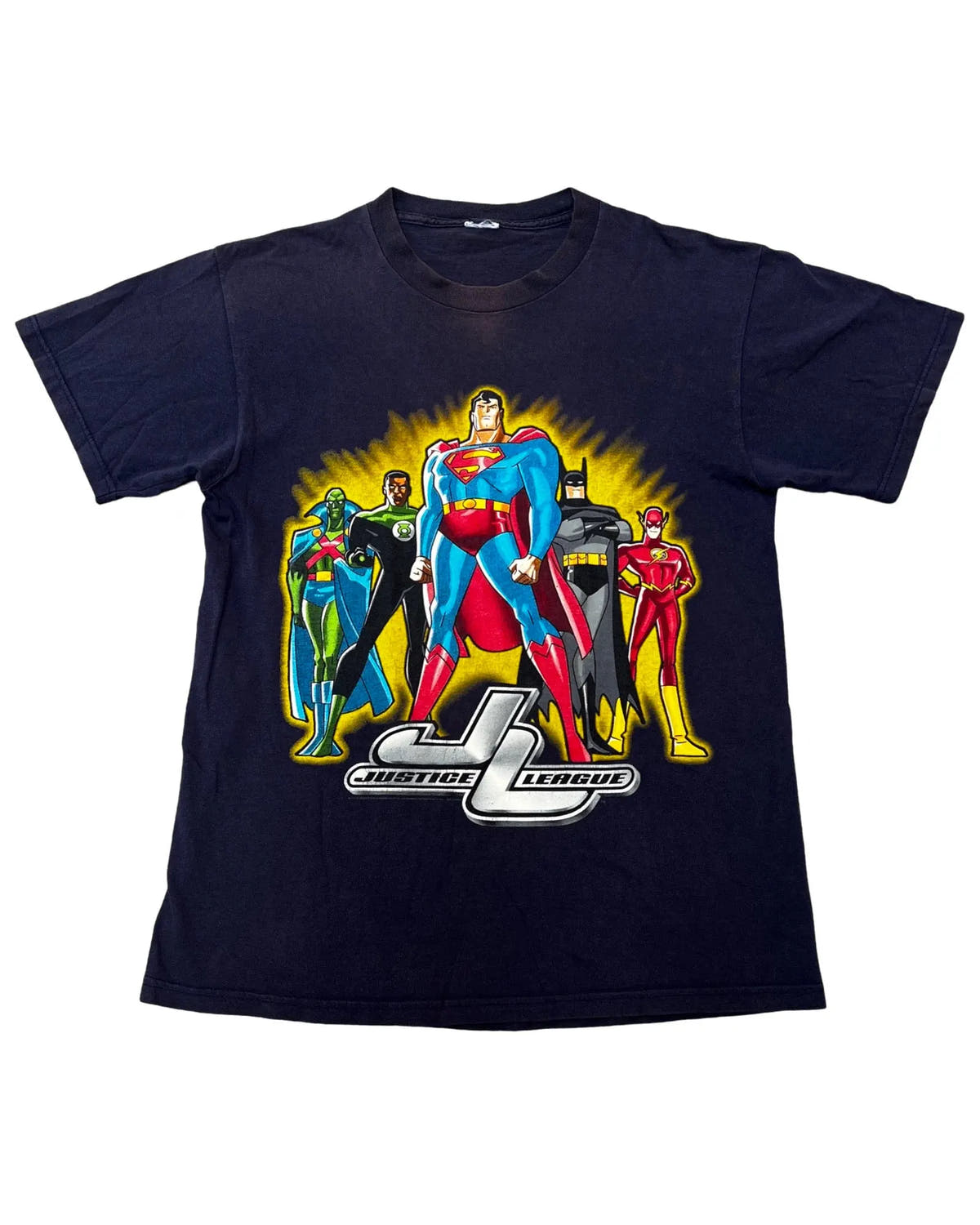Vintage 2003 Justice League Cartoon Network Promo Tee 3rdStrike