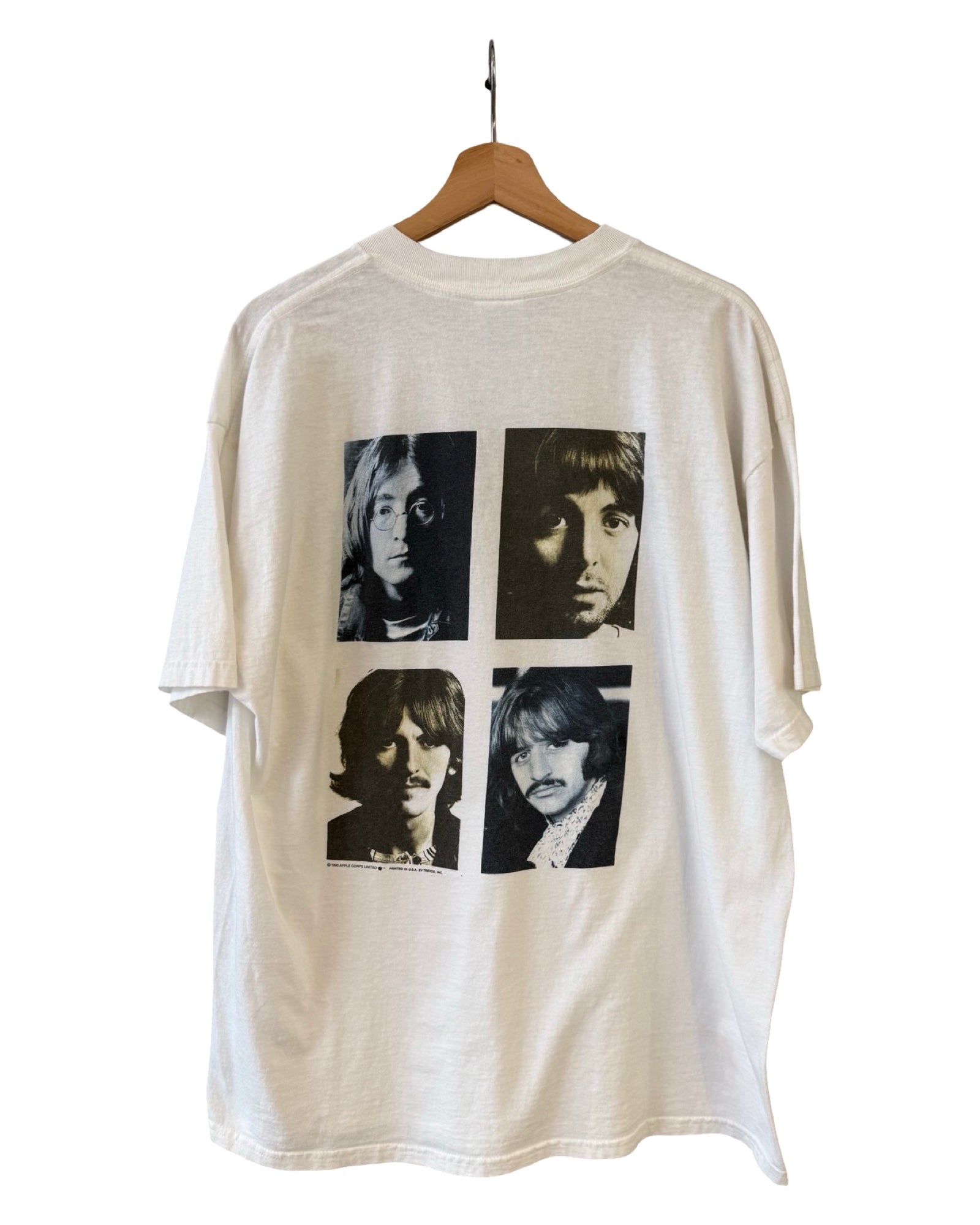 Vintage 90s The Beatles Apple Records Promo Tee