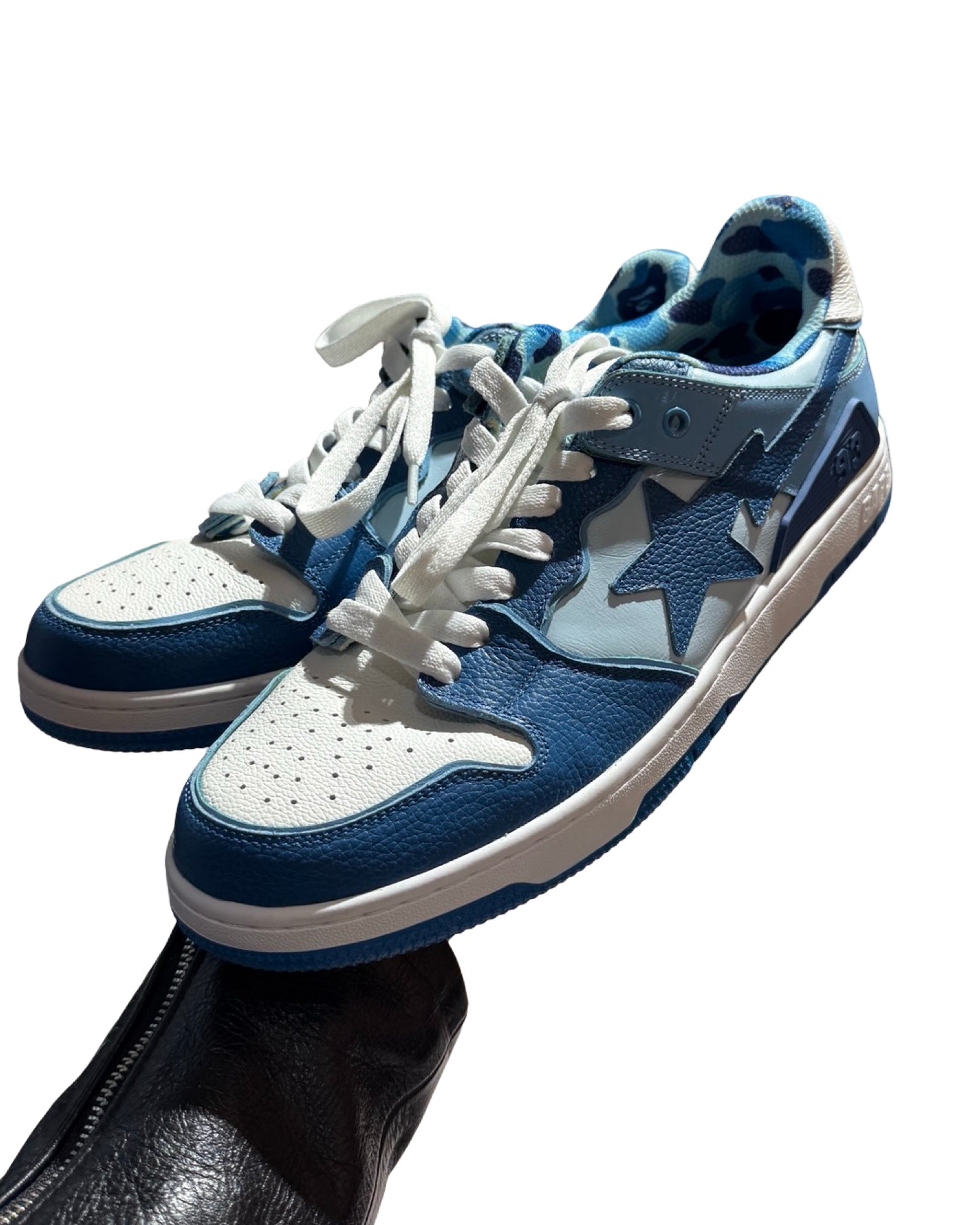 VNDS Zapatillas Bape Sk8 Stas Camuflaje Azul