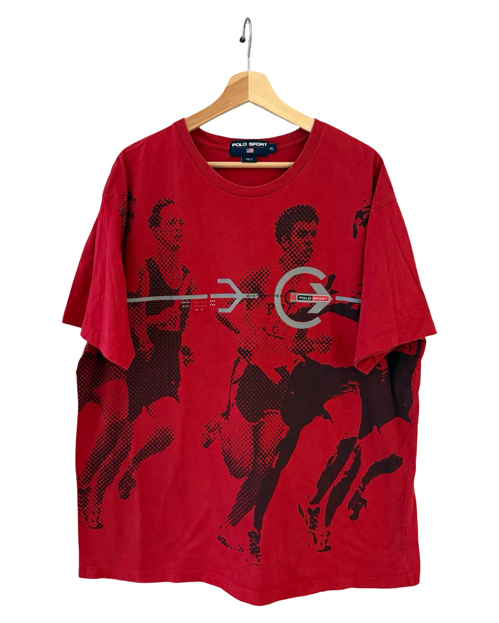 Vintage Polo Ralph Lauren Sport Track Team Tee