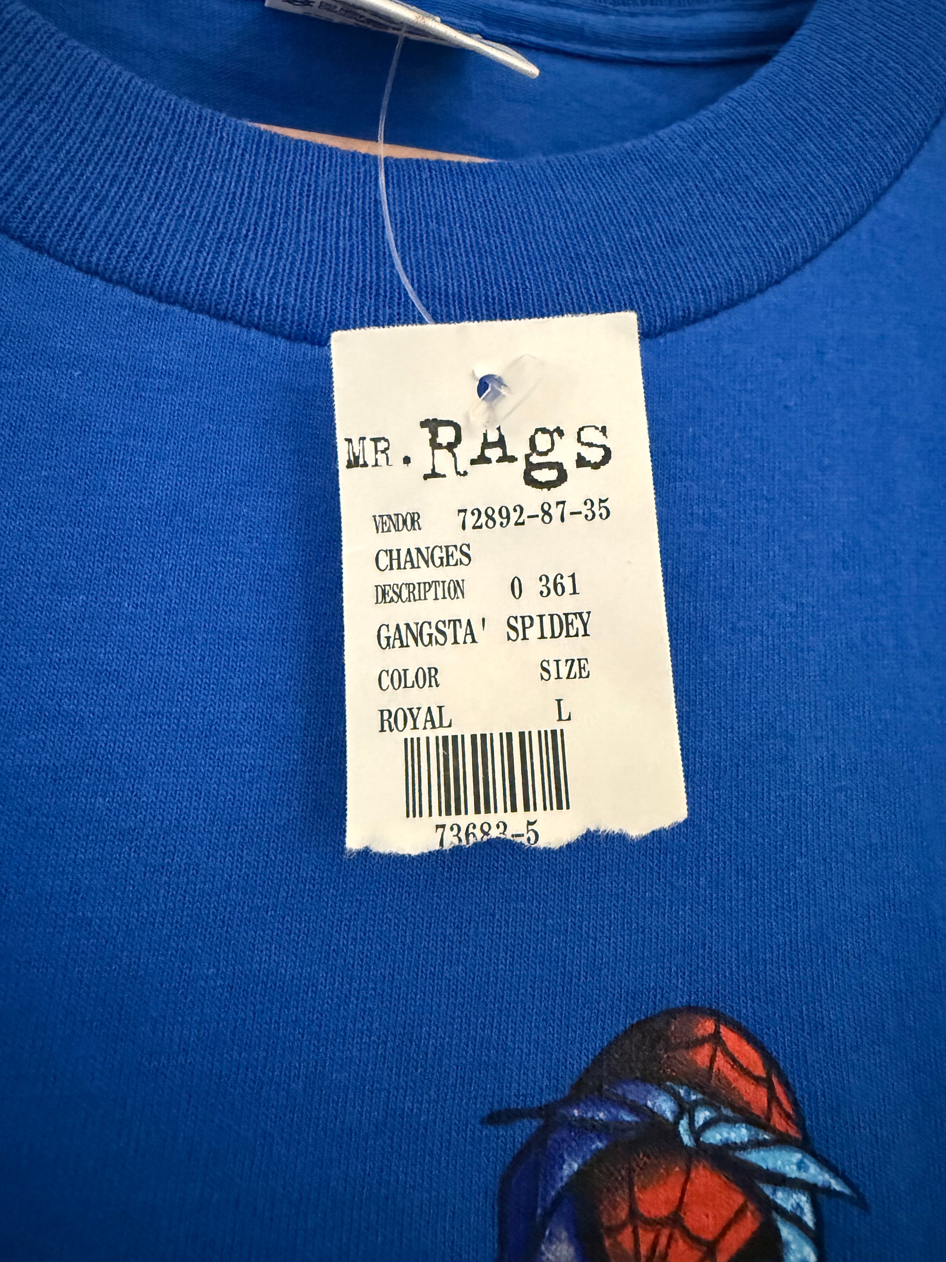 Vintage 2001 Gangsta Spider Man Marvel Tee