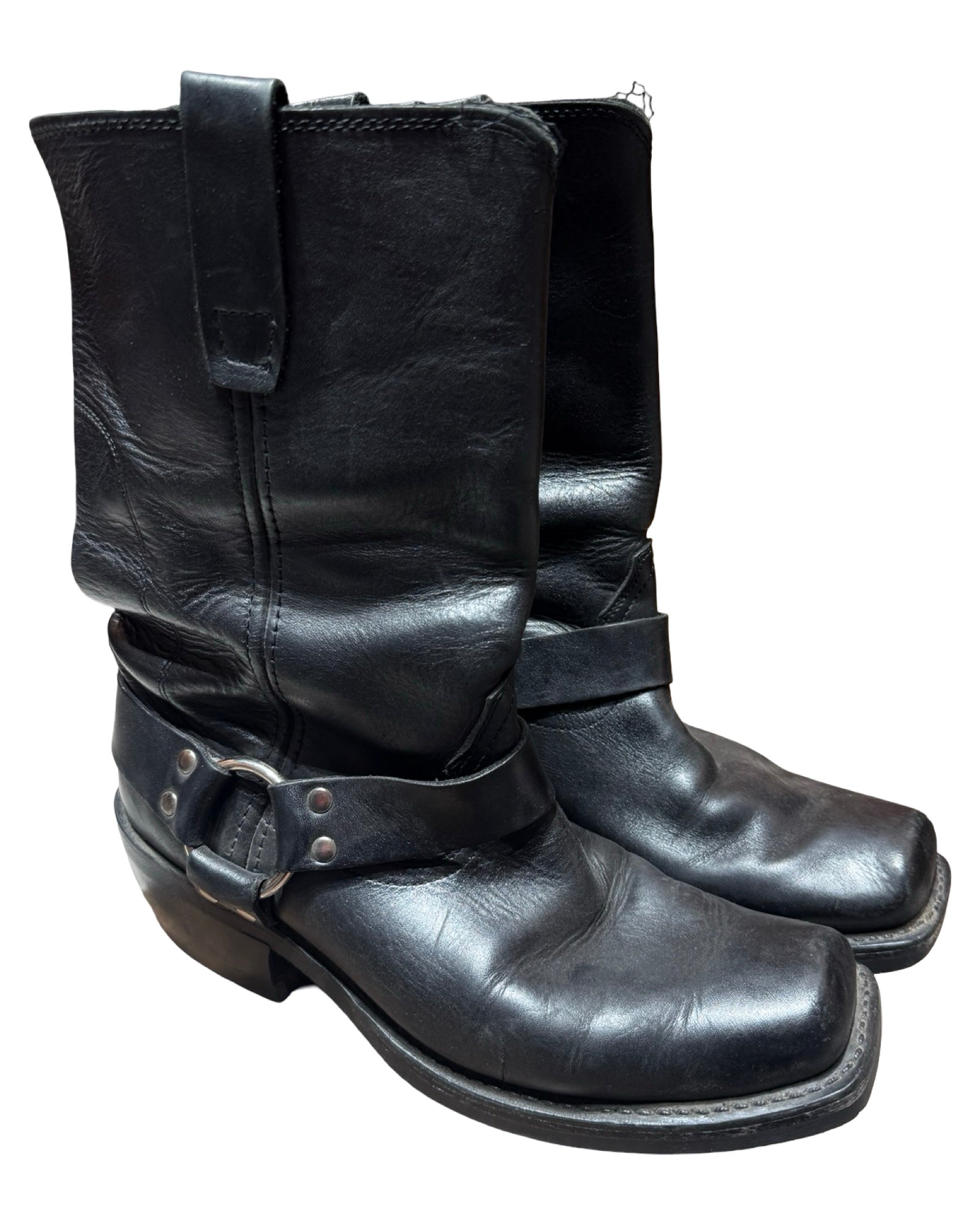 Vintage Mens Durango Biker Harness Boots Size 8.5