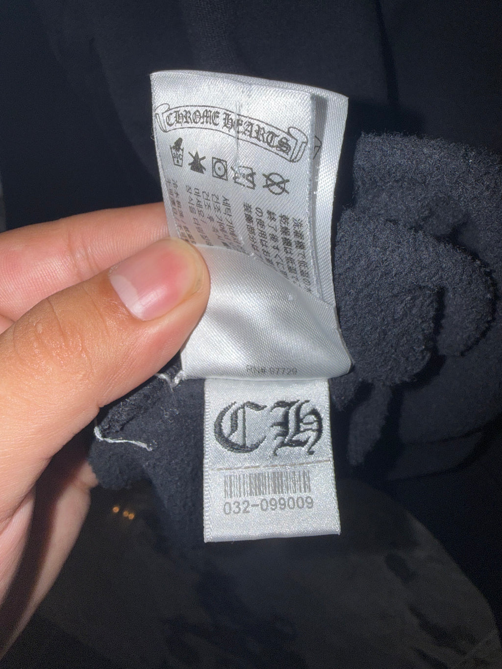 Chrome Hearts Neck Logo Sleeve Crewneck