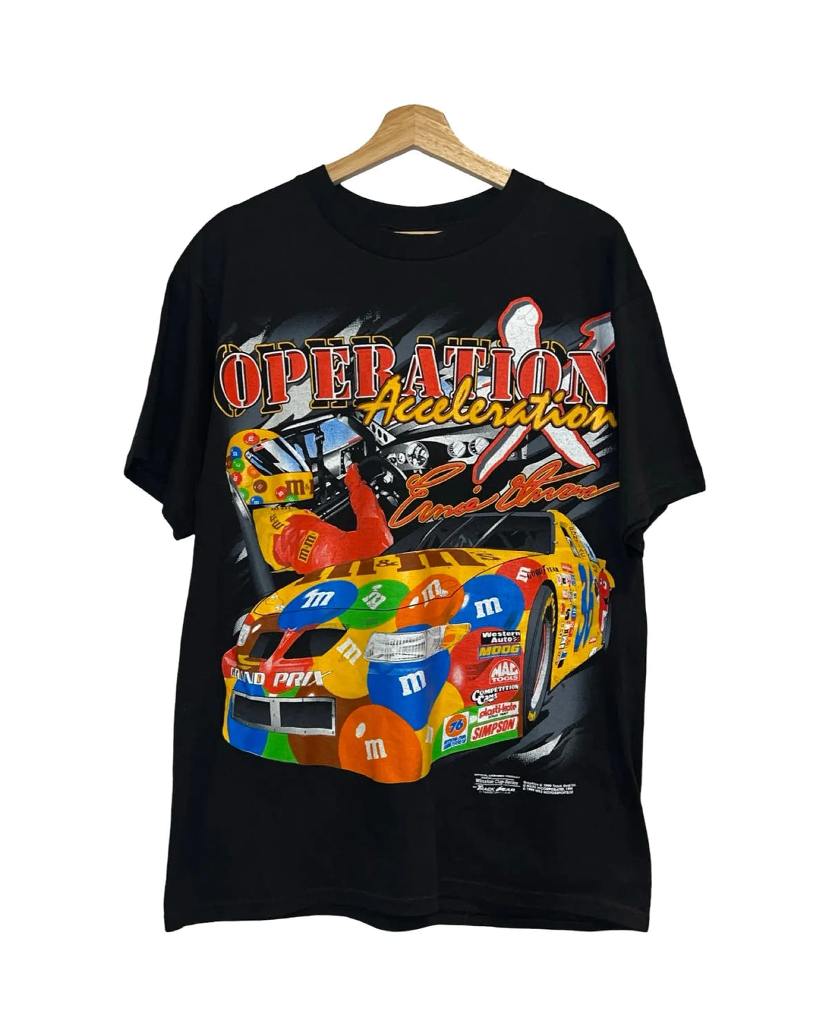 Vintage 1999 M&Ms Nascar Ernie Irvan Tee 3rdStrike