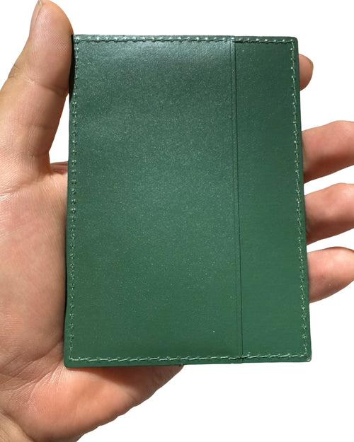 Vintage 2005 Rolex Green Leather Card Holder
