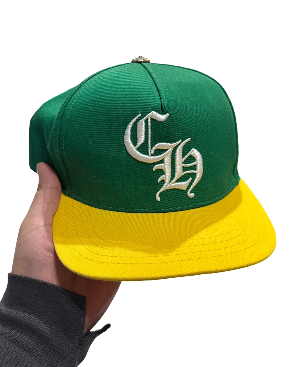 Chrome Hearts Green Yellow Hat KIF Vintage