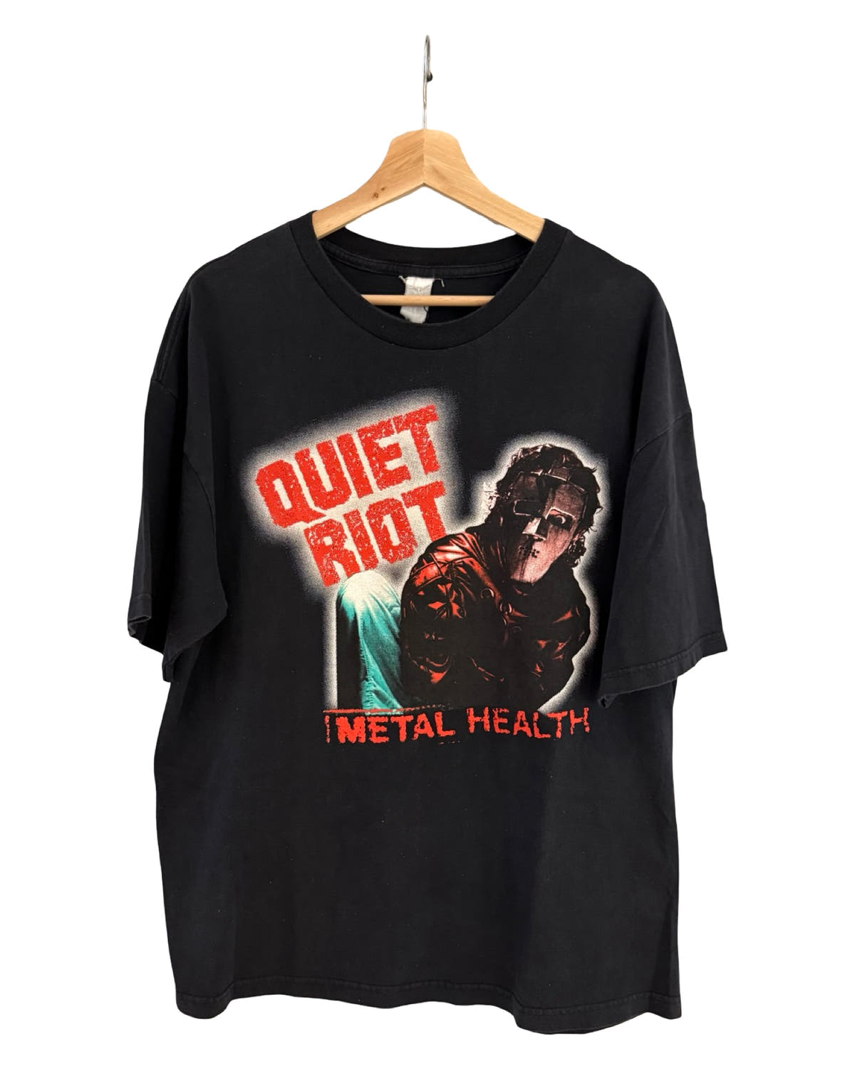 Camiseta de la banda Quiet Riot, gira Metal Health, vintage de 2005