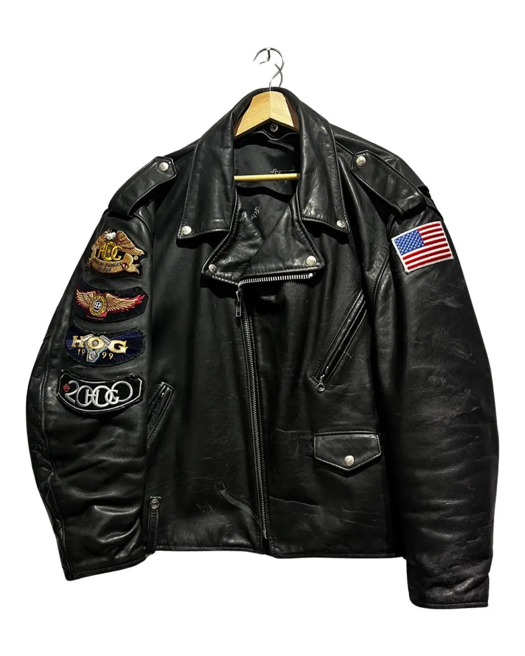 Vintage 90s Schott Perfecto Leather Jacket size 54 KIF Vintage