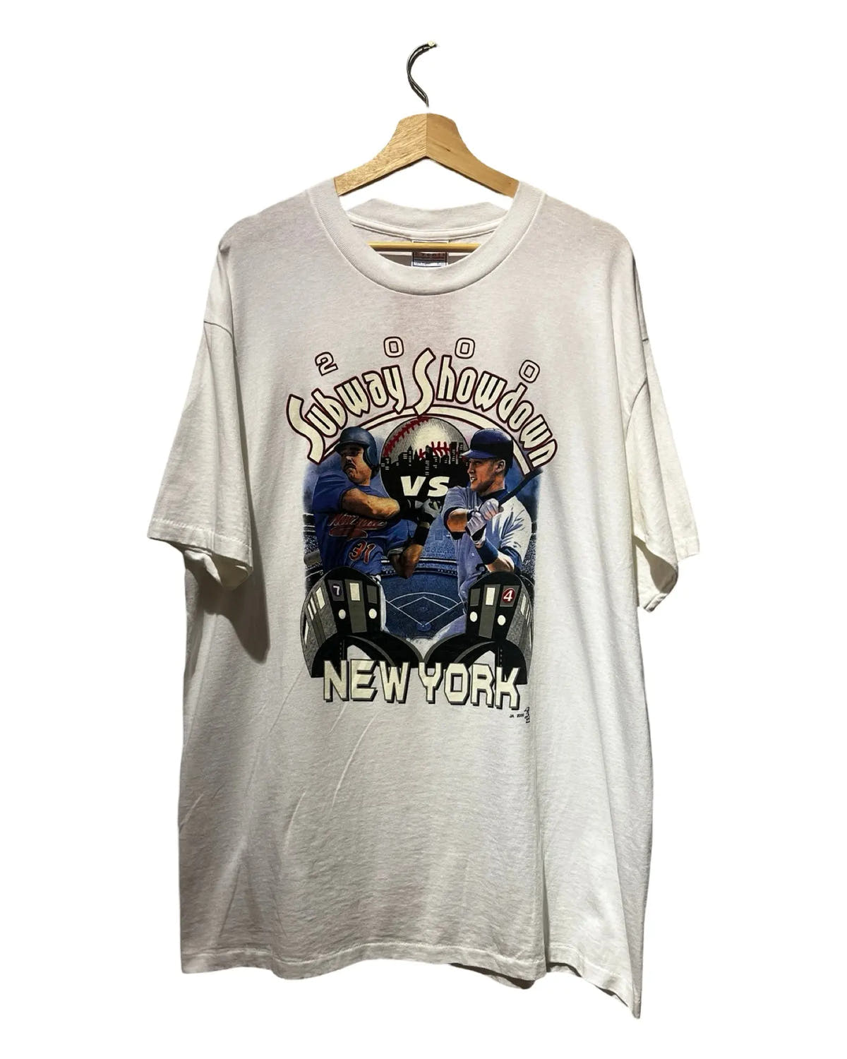 Vintage DS 2000 NY Yankees & Mets Subway Series Tee 3rdStrike