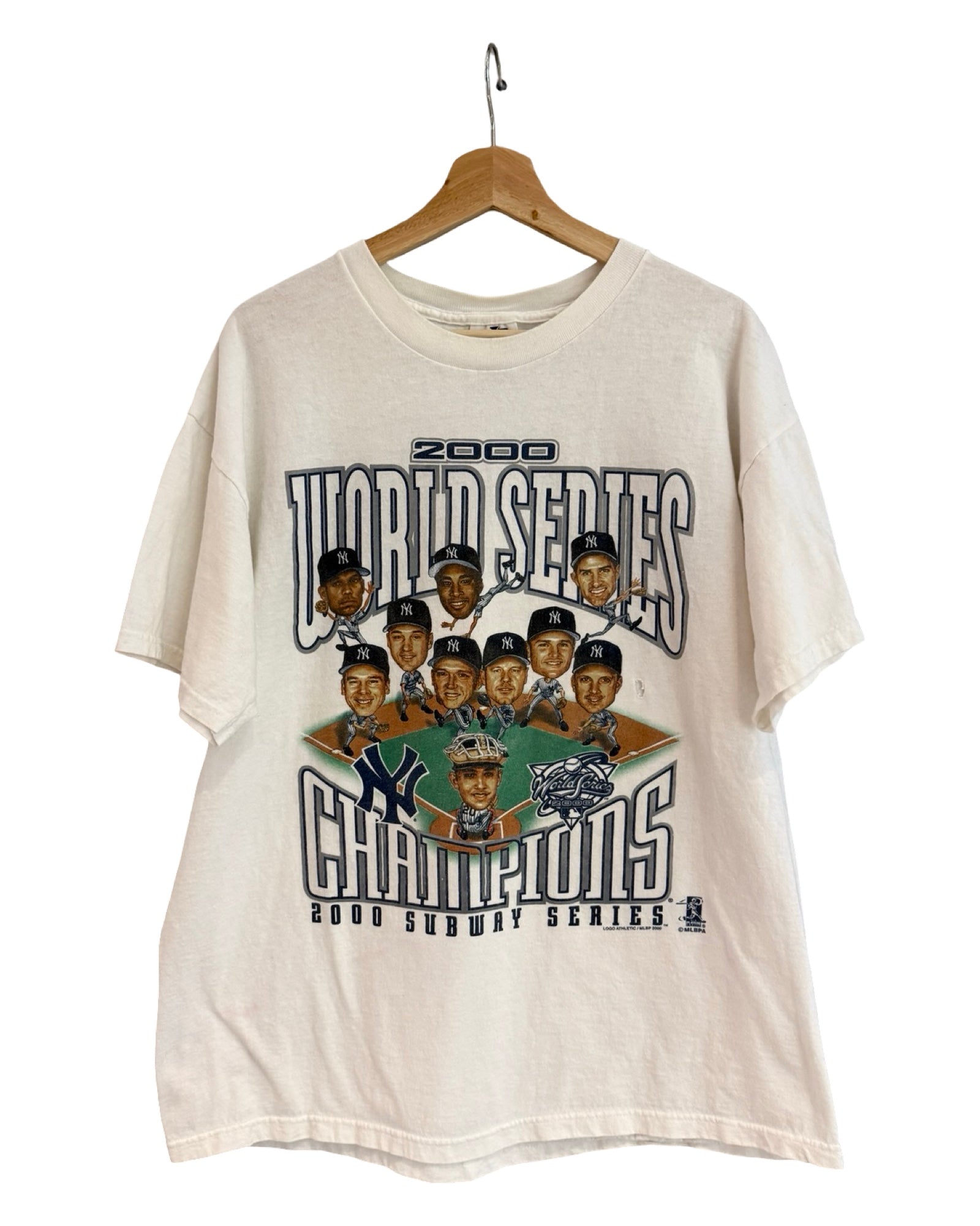 Vintage 2000 New York Yankees Subway Series Big Head Tee KIF Vintage