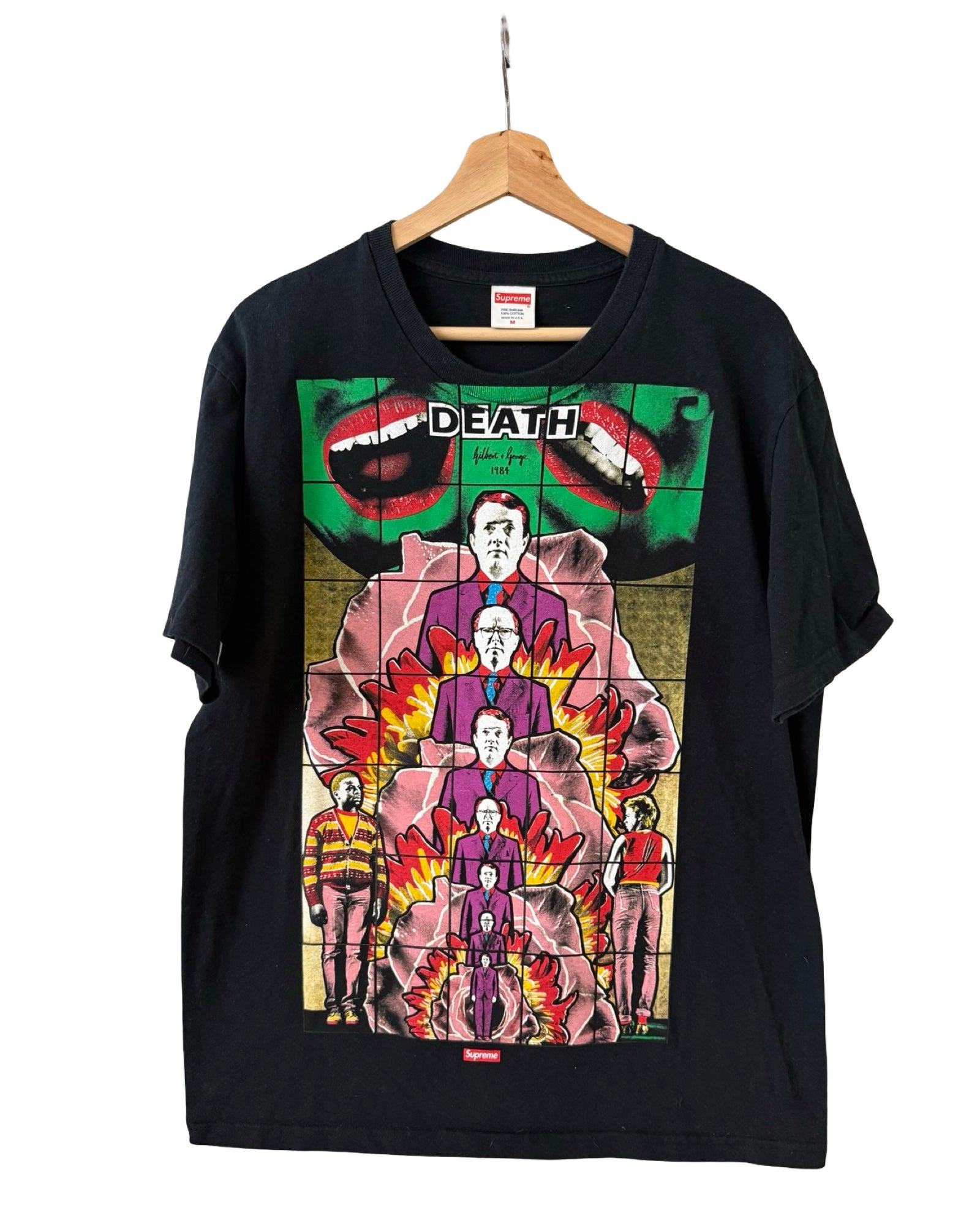 Supreme x Gilbert & George Death Tee