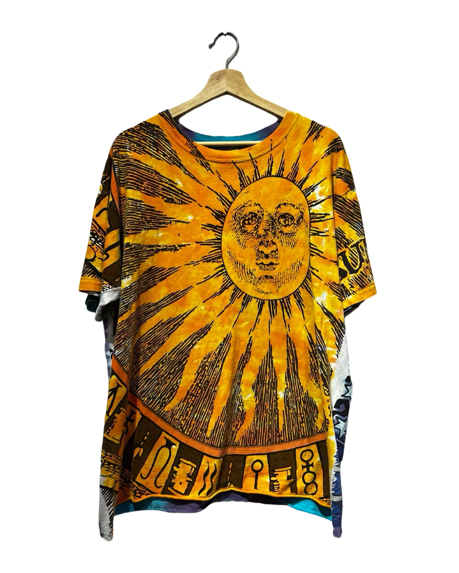 Vintage 90s Sun & Moon Liquid Blue Tee KIF Vintage