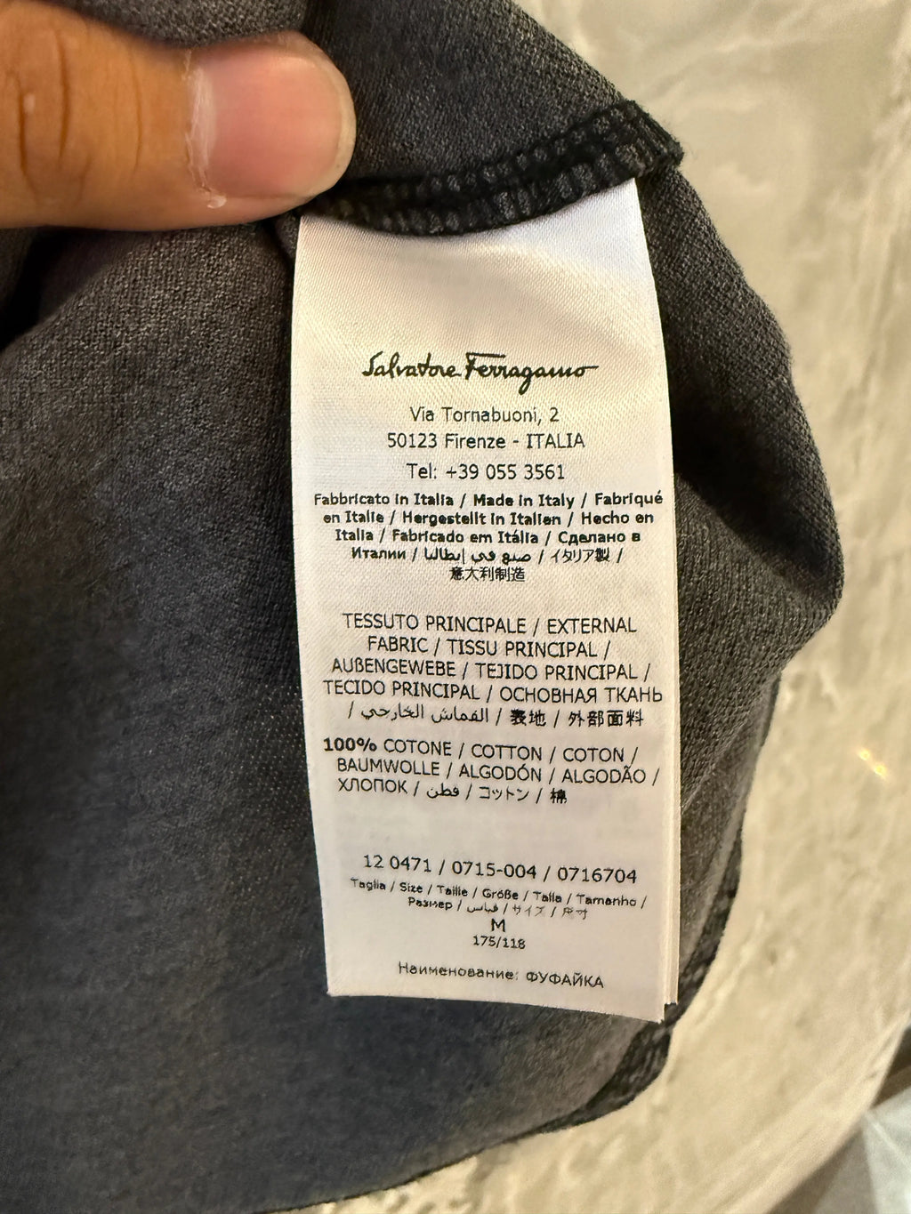 Salvatore Ferragamo Pattern Logo Polo Shirt KIF Vintage