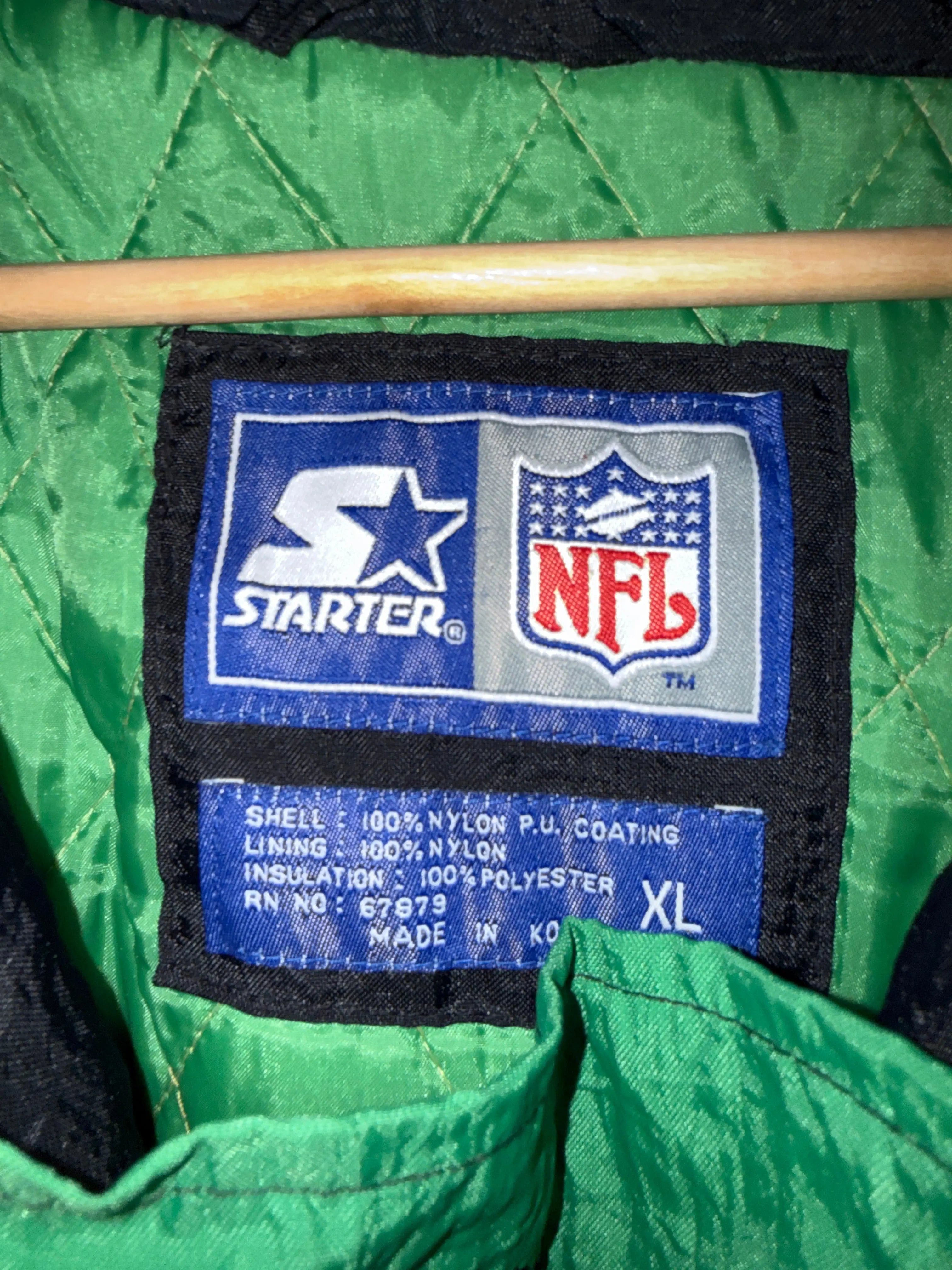 Vintage 90s New York Jets Starter Half Zip Jacket KIF Vintage