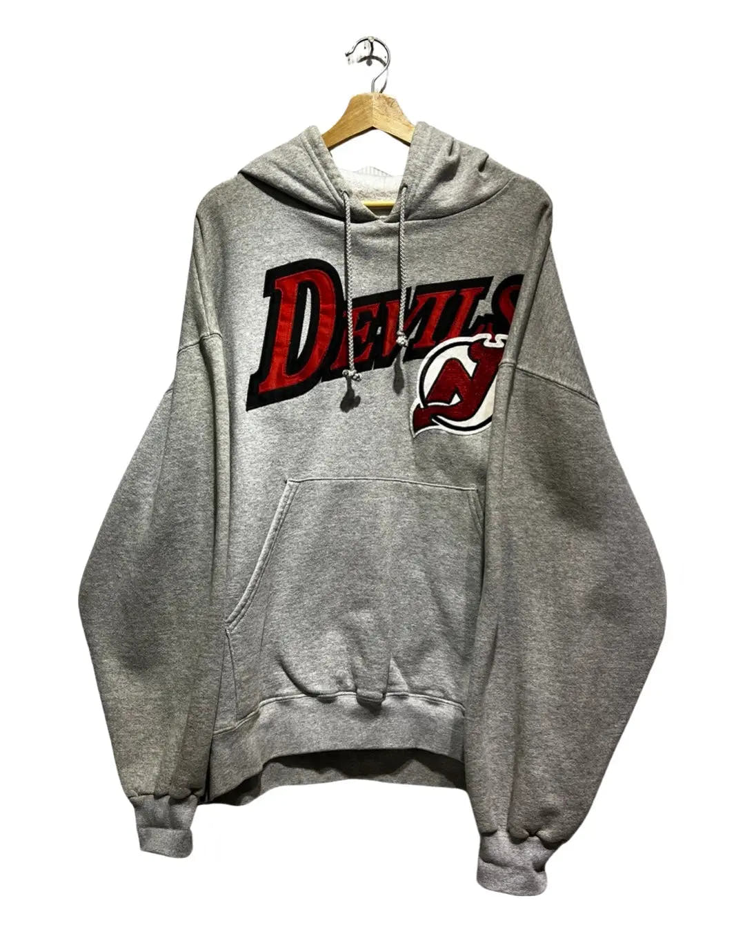 Vintage 90s New Jersey Devils Spellout Hoodie 3rdStrike
