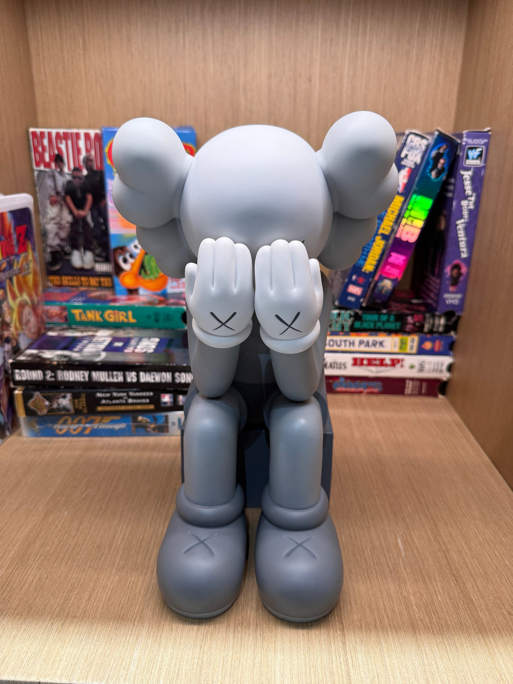 2013 KAWS Passing Through Gray Companion Figure KIF Vintage