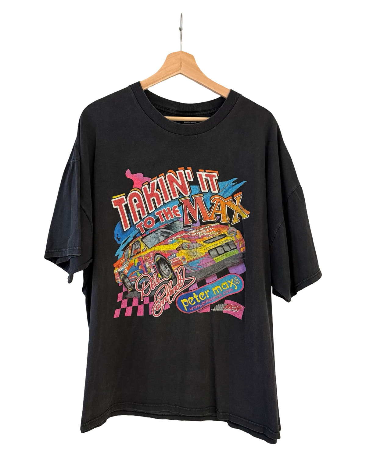 Camiseta vintage del año 2000 de Nascar de Dale Earnhardt "Taking It To The Max"