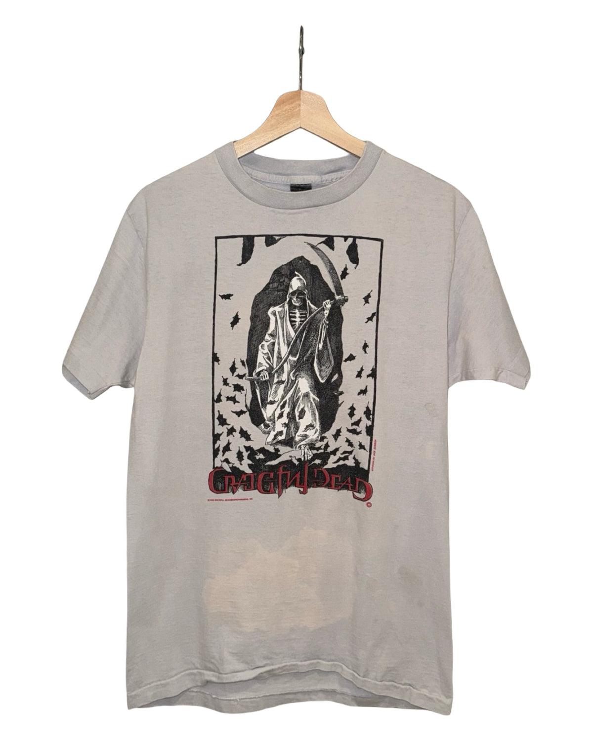 Vintage 1988 Grateful Dead Reaper Fall Tour Band Tee