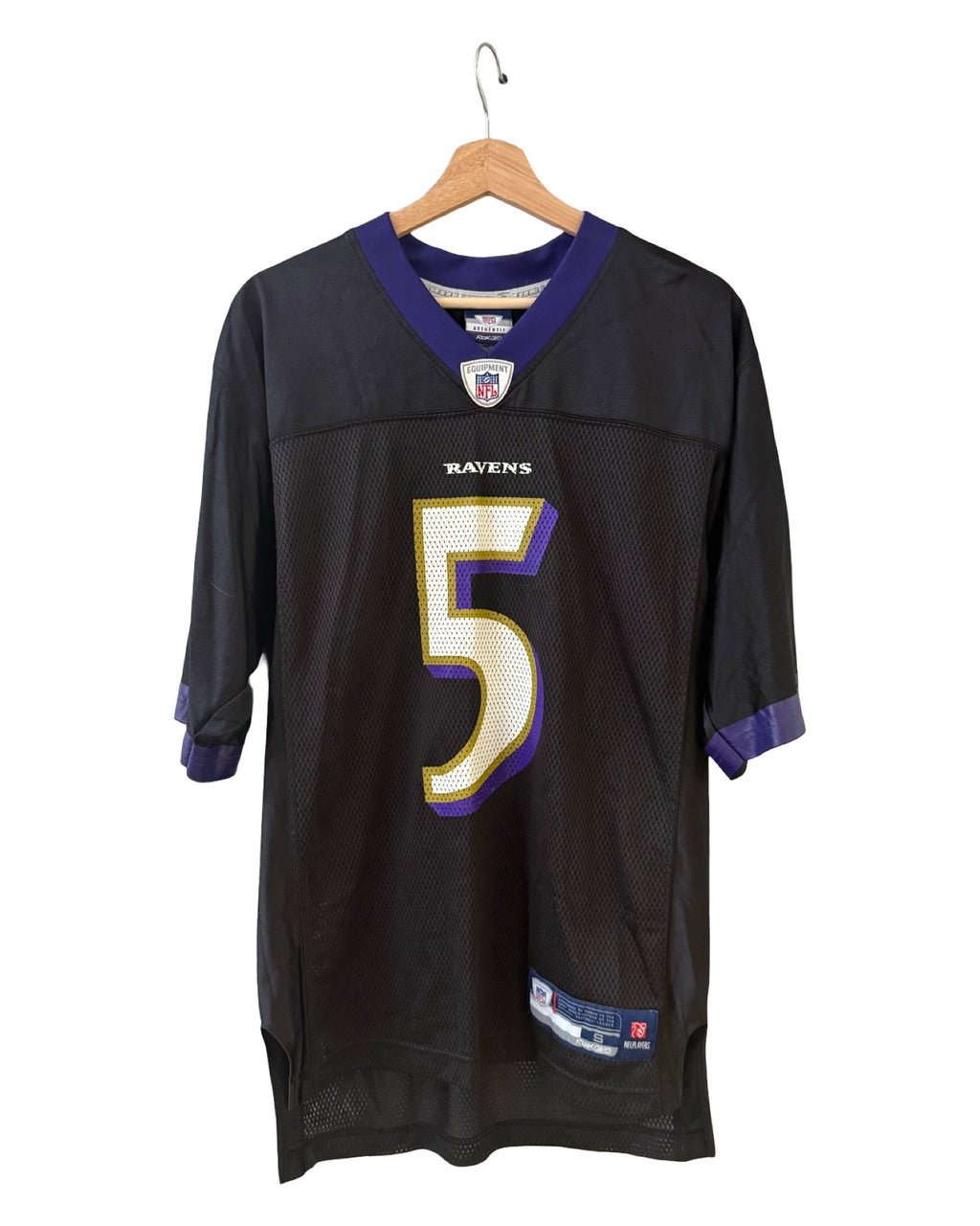 ビンテージ ボルチモア・レイブンズ ジョー・フラッコ 5 リーボック NFL ジャージ