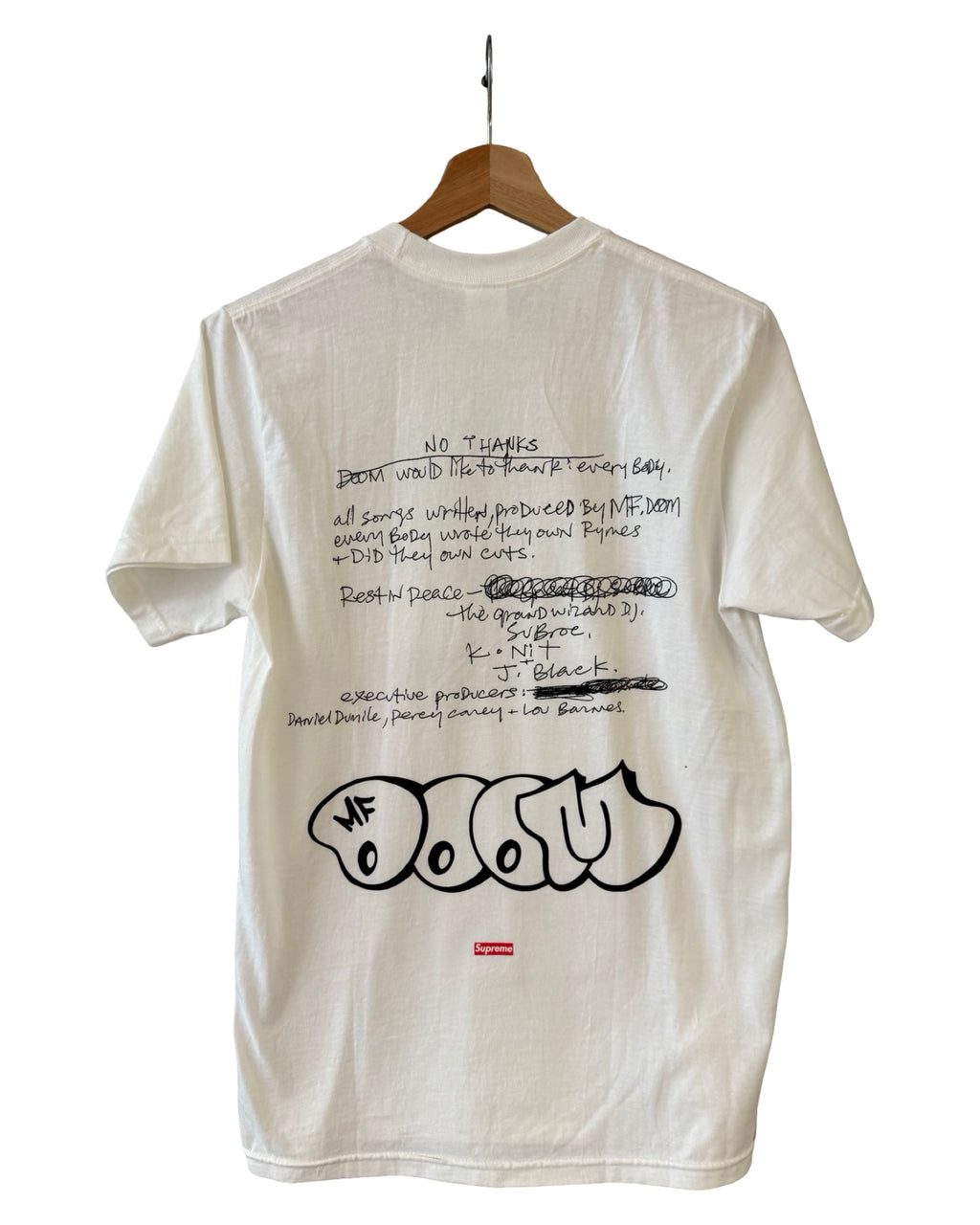 Supreme x MF Doom Rap Tee