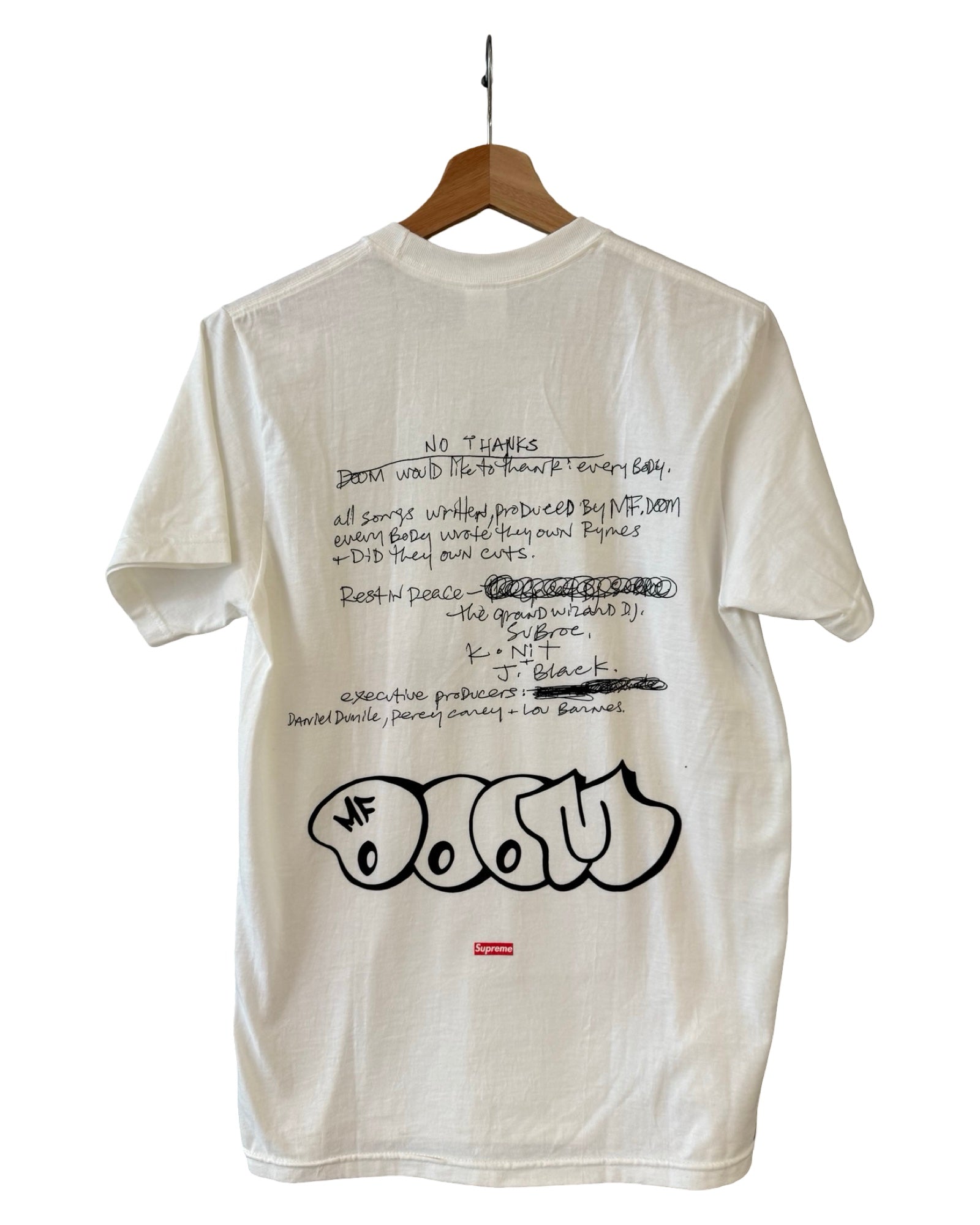 Supreme x MF Doom Rap Tee