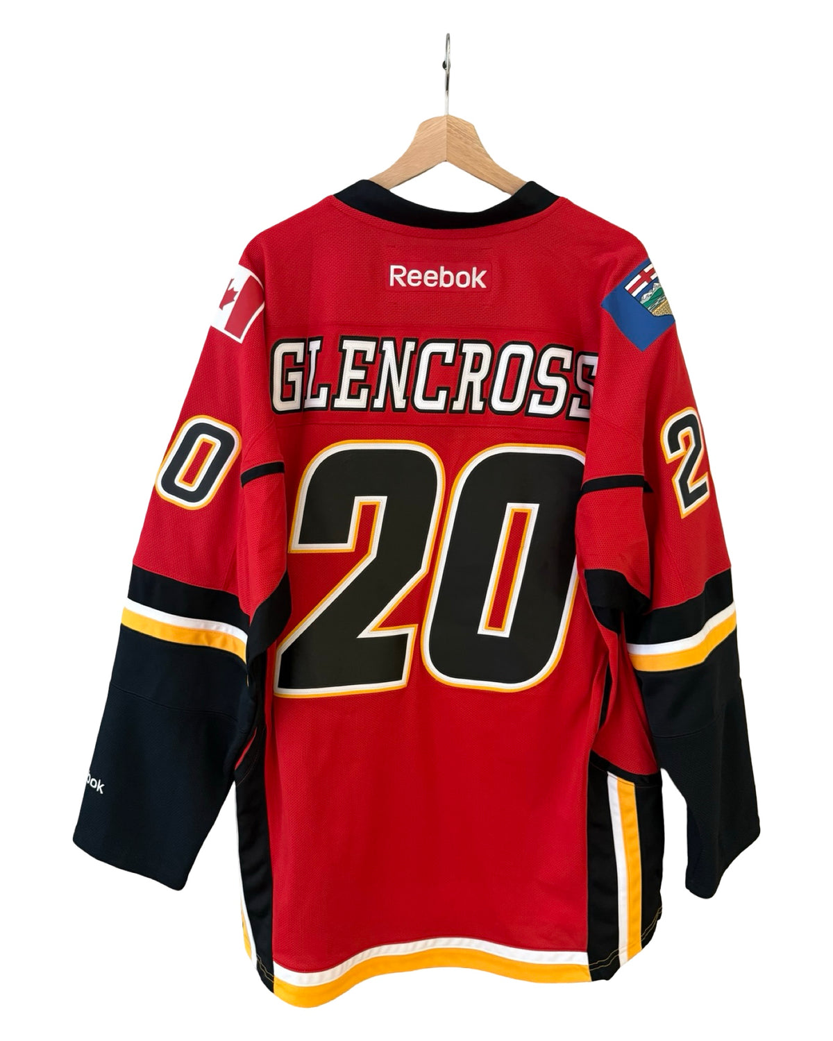 Curtis Glencross Calgary Flames Reebok #20 NHL Hockey Jersey